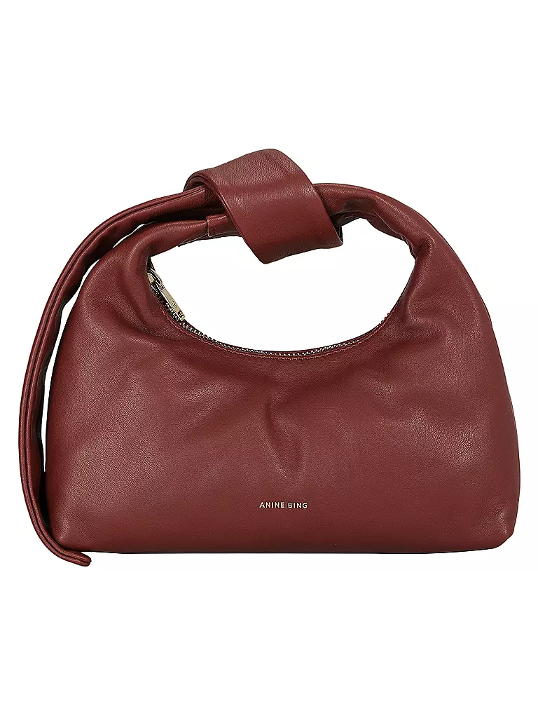 ANINE BING バーガンディ ミニ Grace バッグ Hand bag Anine Bing Grace Mini cherry red | H-Brands